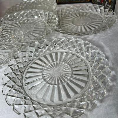 fine unique 1930s American glass plates