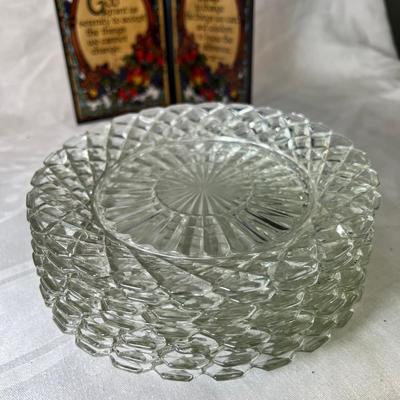 fine unique 1930s American glass plates