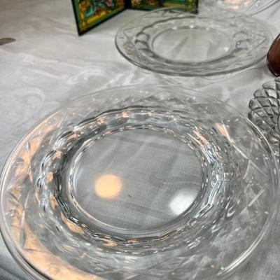 fine unique 1930s American glass plates