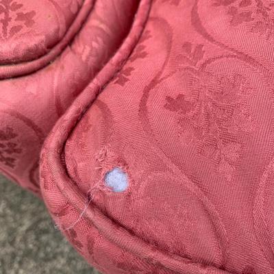 Queen Anne Style Wingback Armchair with Down Cushion (G-HS)