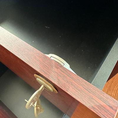 Two (2) Drawer File Cabinet on Wheels W/ Keys