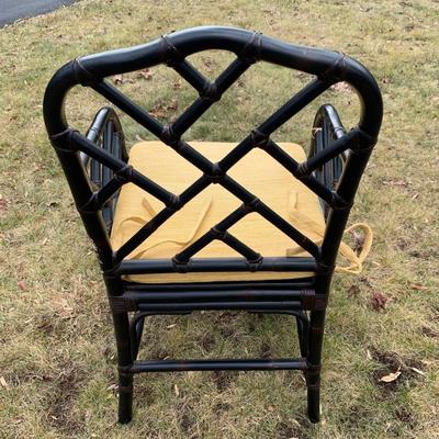 Indonesian Bamboo-Style Armchair (G-HS)