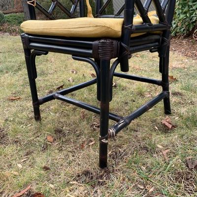 Indonesian Bamboo-Style Armchair (G-HS)