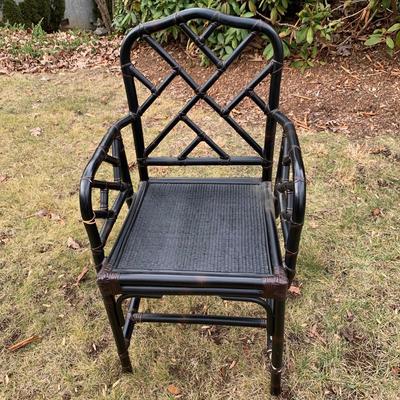 Indonesian Bamboo-Style Armchair (G-HS)