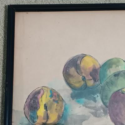 LOT 34MB: Asian Artist Signed Watercolor Painting