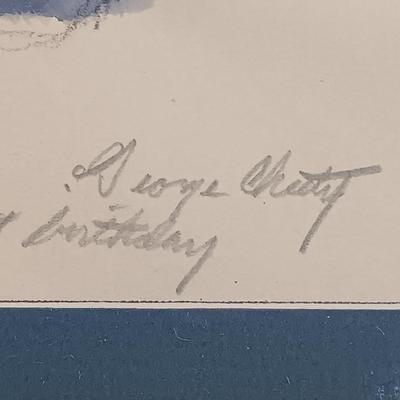 LOT 41MB: George Cheety Signed Watercolor