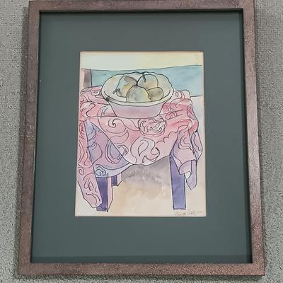 LOT 49MB: George Cheety, Signed Watercolor Painting (1980)