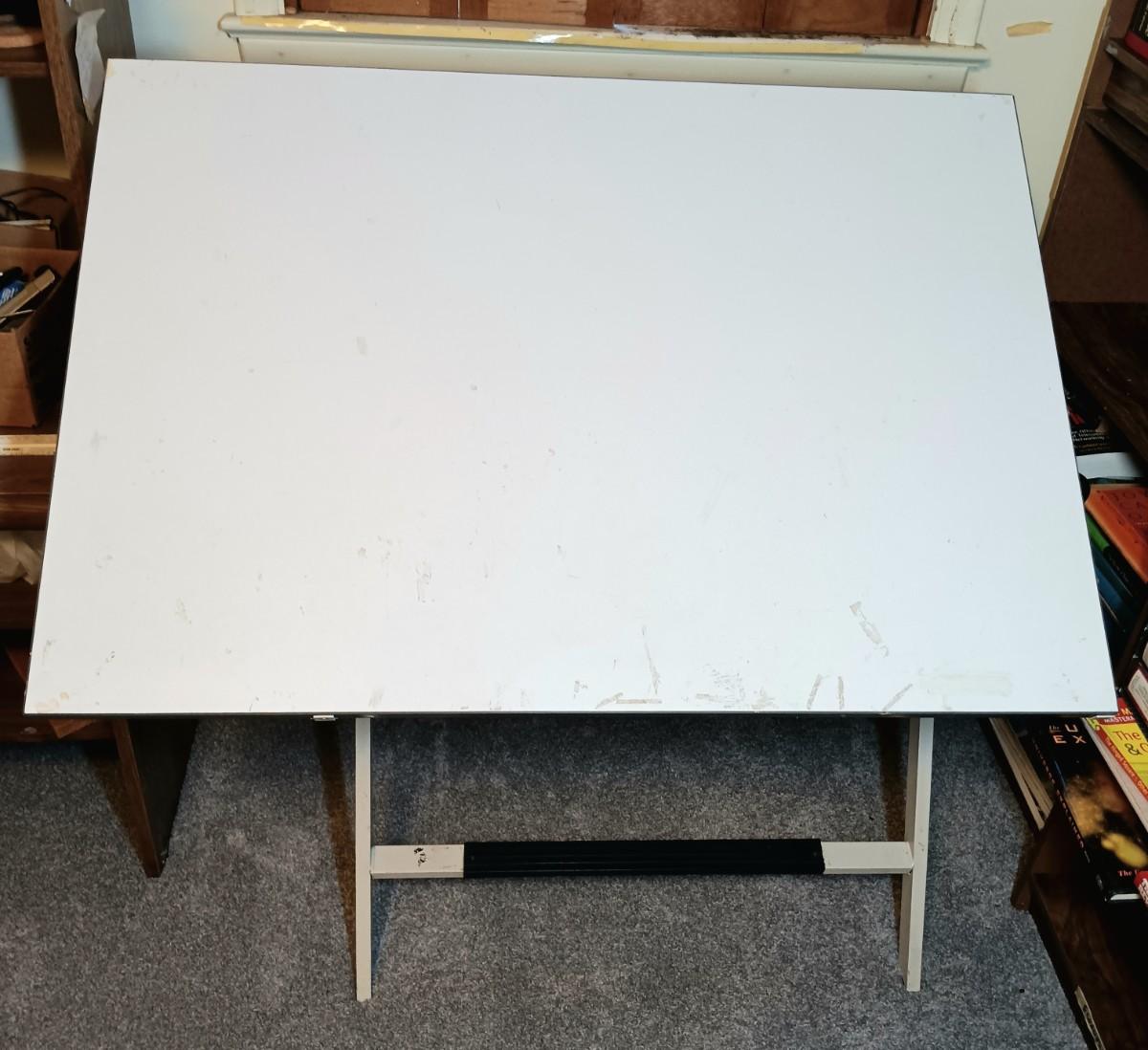LOT 163OF Vintage Neolt Italian Drafting Table w/ Art Books