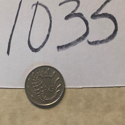 10 cent 1971 Singapore Coin
