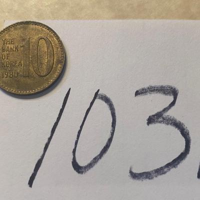 1980 South Korea Coin