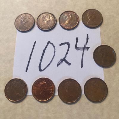 Canada Copper Pennies