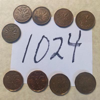 Canada Copper Pennies