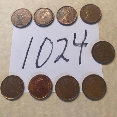 Canada Copper Pennies