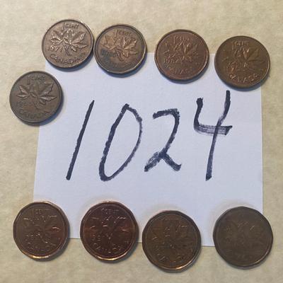 Canada Copper Pennies