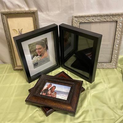 Shadowbox plus frames and a picture