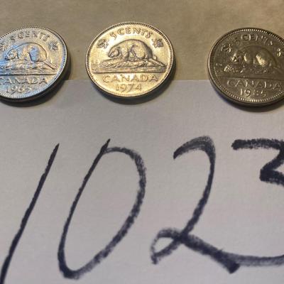 Bahamian 25 Cent pieces