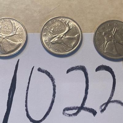 Canada 25 Cent Coins
