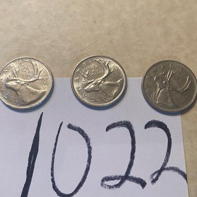Canada 25 Cent Coins