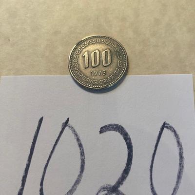 1973 South Korea 100 Won