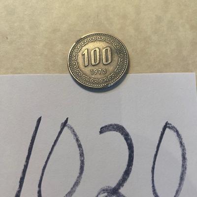 1973 South Korea 100 Won