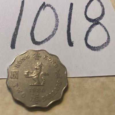 1980 Hong Kong $2 Coin