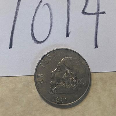 1981 Un Peso Coin