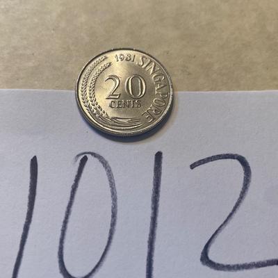 1981 Singapore 20 Cents