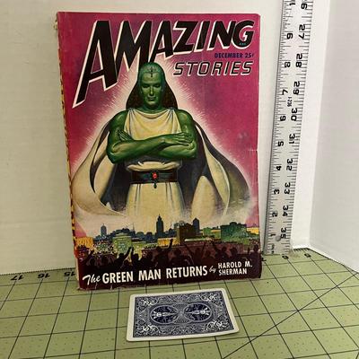 Vintage Amazing Stories Comics - The Green Man Returns 1947