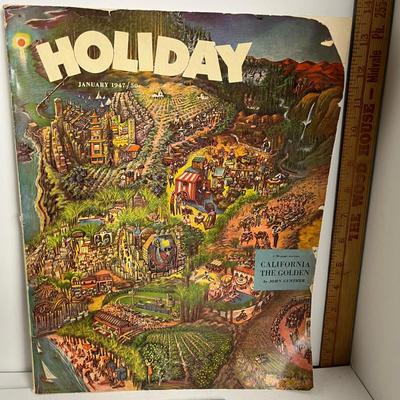 Vintage Holiday Magazine 1947