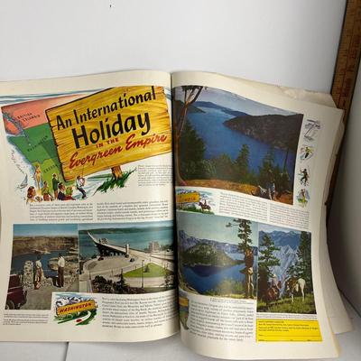 Vintage Holiday Magazine 1947