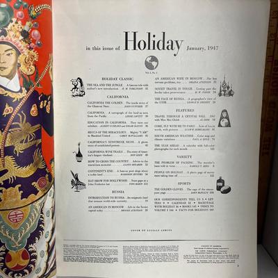 Vintage Holiday Magazine 1947