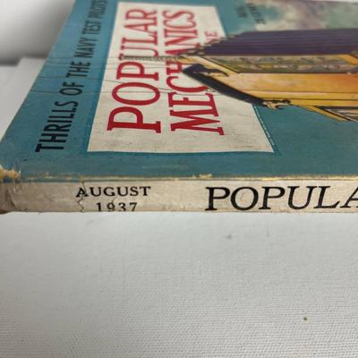 Vintage Popular Mechanics Magazine 1937