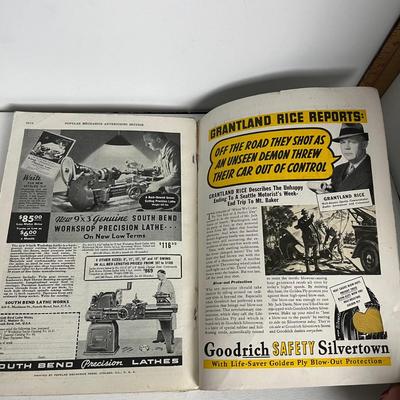 Vintage Popular Mechanics Magazine 1937