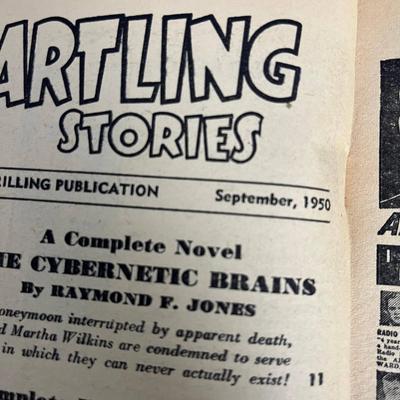 Vintage Startling Stories 1950