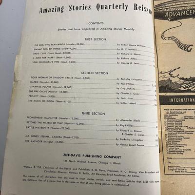 Vintage Amazing Stories Comics - Swamp Girl of Venus 1950