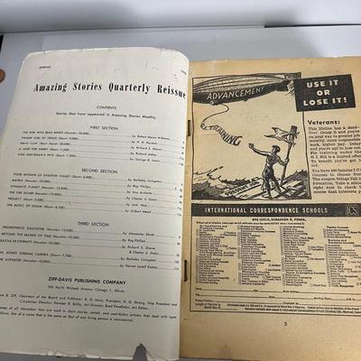 Vintage Amazing Stories Comics - Swamp Girl of Venus 1950