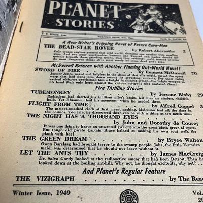 Vintage Planet Stories 1949