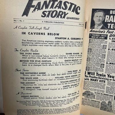 Vintage Fantastic Story Magazine 1950