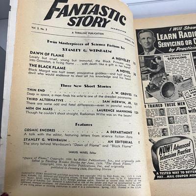 Vintage Fantastic Story Magazine 1952