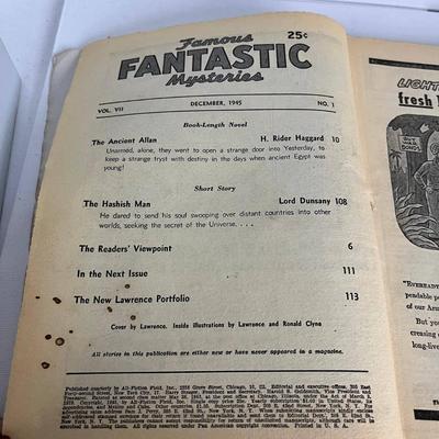Vintage Famous Fantastic Mysteries 1945