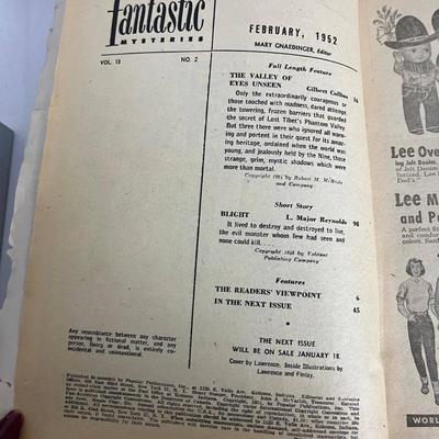 Vintage Famous Fantastic Mysteries 1952