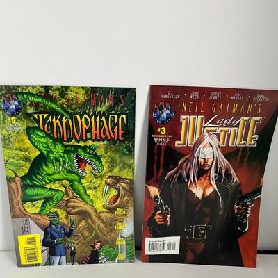 Neil Gaiman's Teknophage & Lady Justice
