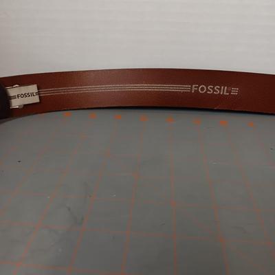 Leather Fossil Belt - Size 42