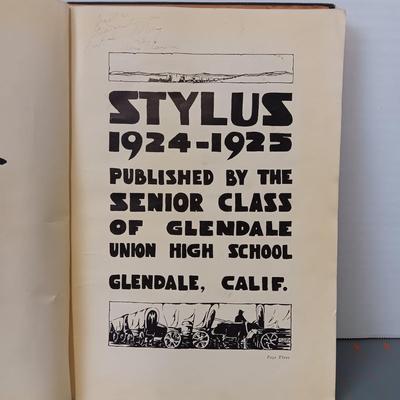 1924-1925 Glendale (CA) Union High School Yearbook