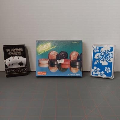 Playing Card Decks & Carrom Men