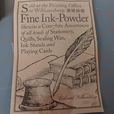 Fine Ink-Powders, Atlas, and Book