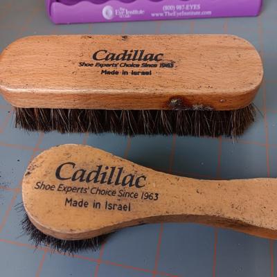 Shoe Brushes, Pocket Knife, Scissors, Pocket Multi-Tool, Pill Case, and Rubbing Alcohol