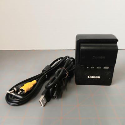 Canon Camera Battery and Charger, Media Cords