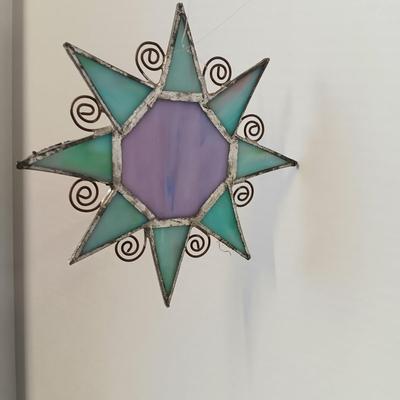 Stained Glass Sunburst 6 inches