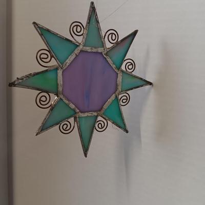 Stained Glass Sunburst 6 inches